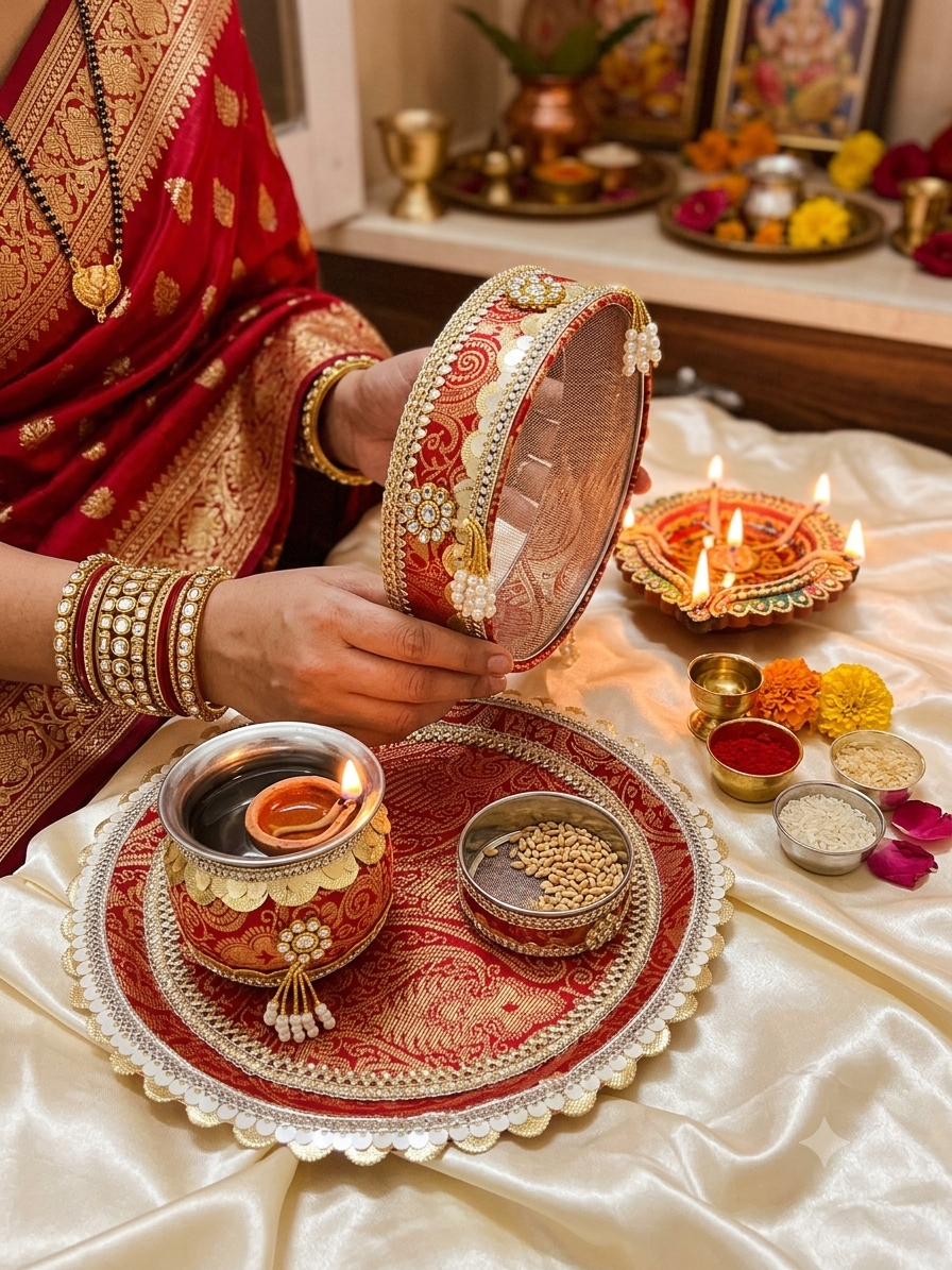 Red Thali set