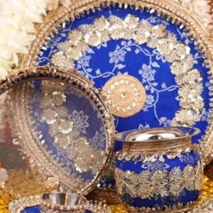 Ocean Majesty Bridal Pooja Thali Set