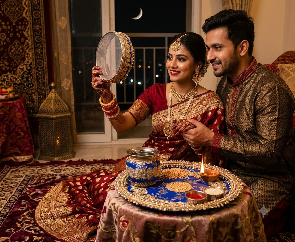 Ocean Majesty Bridal Pooja Thali Set - Image 2