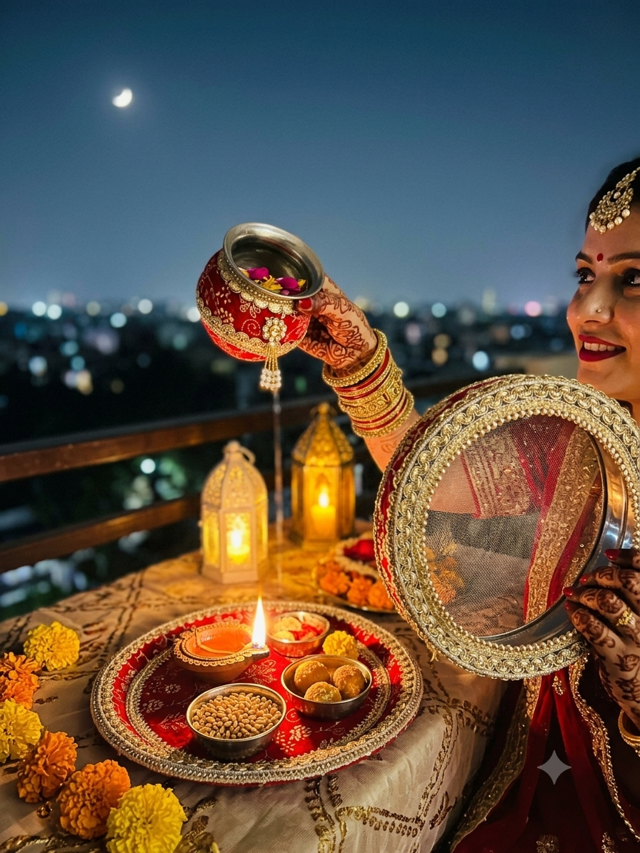 Shahi Maroon Kundan Thali & Channi Set - Image 2